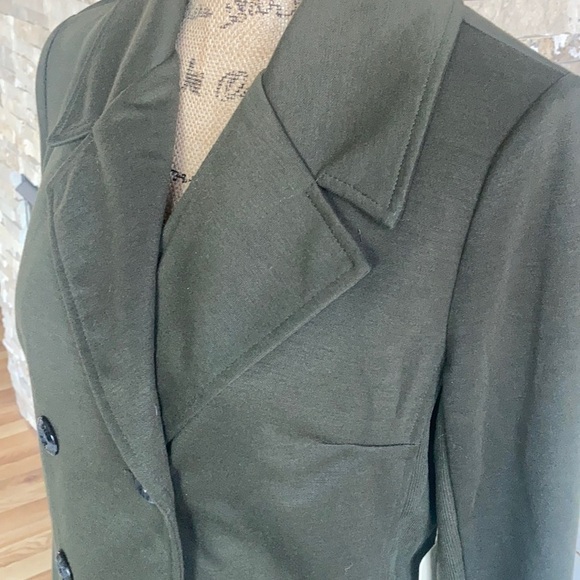 41Hawthorn Londyn Knit Double breasted jacket olive/army green - Picture 6 of 15